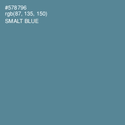 #578796 - Smalt Blue Color Image